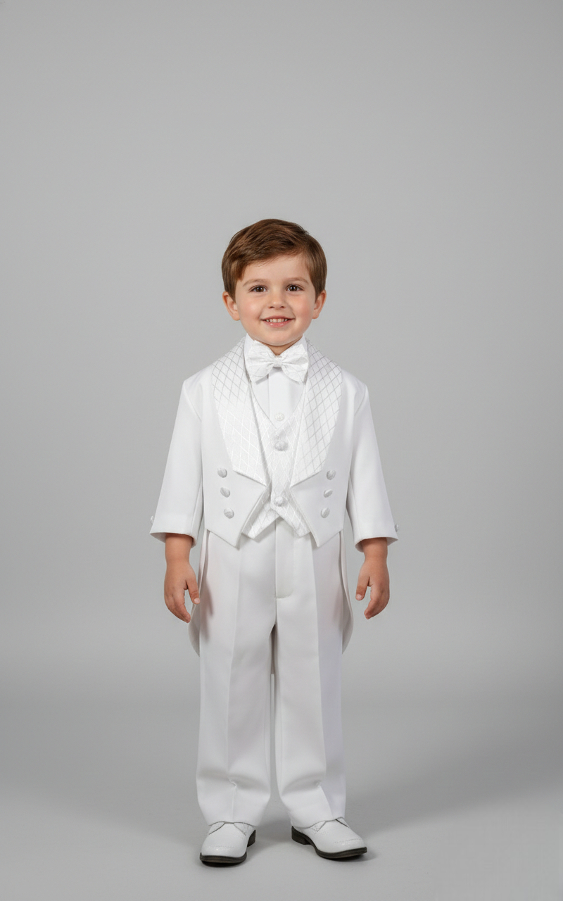 Conjunto Traje Formal Pingüino Rombo Niño Bebe