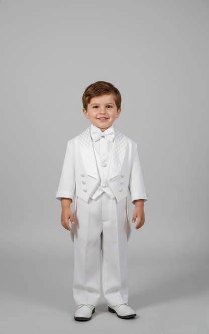 Conjunto Traje Formal Pingüino Rombo Niño Bebe