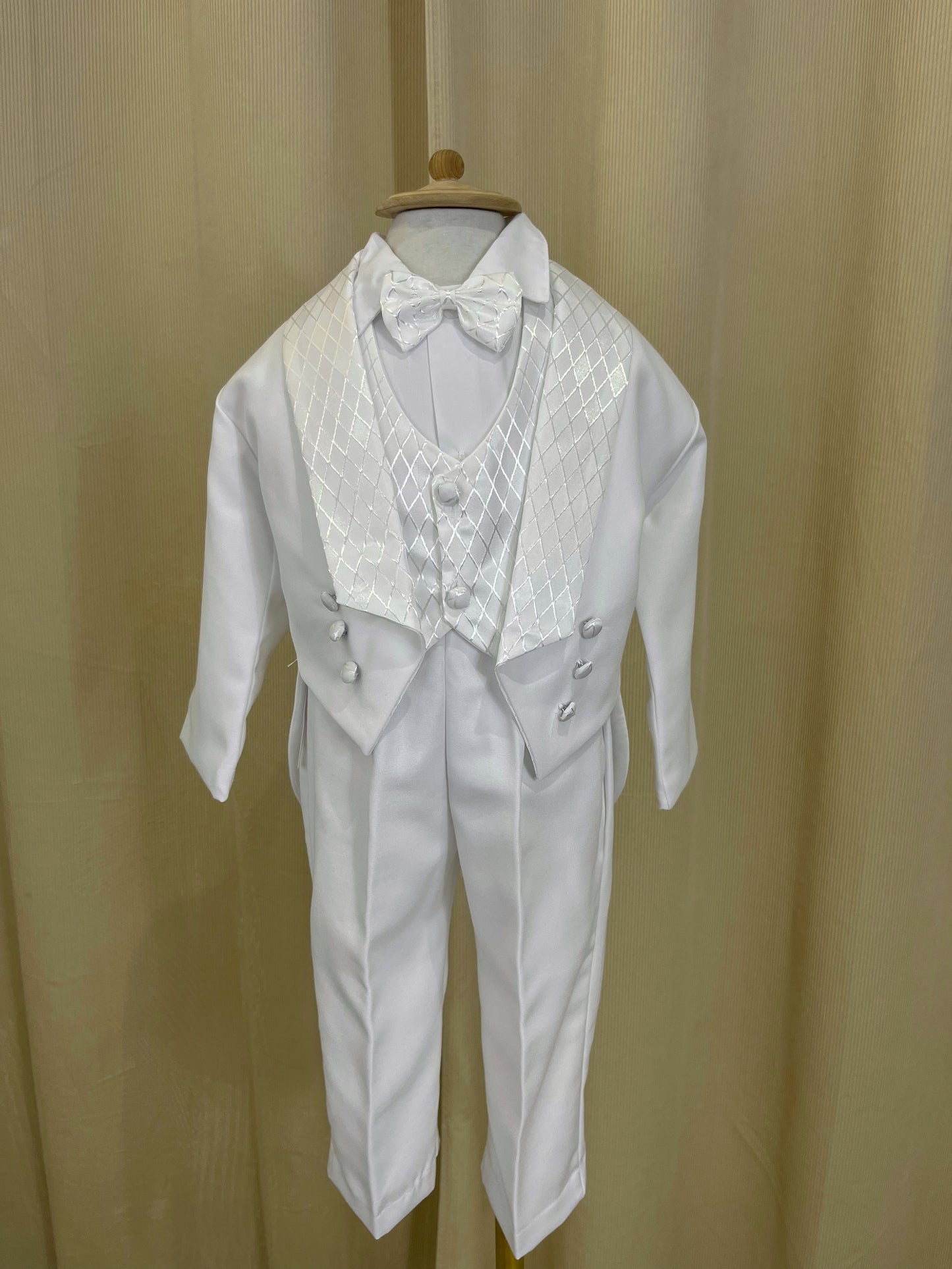 Conjunto Traje Formal Pingüino Rombo Niño Bebe