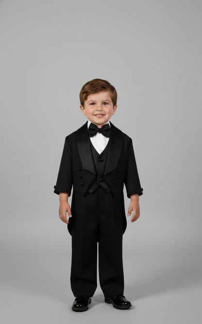 Conjunto Traje Formal Pingüino Rombo Niño Bebe