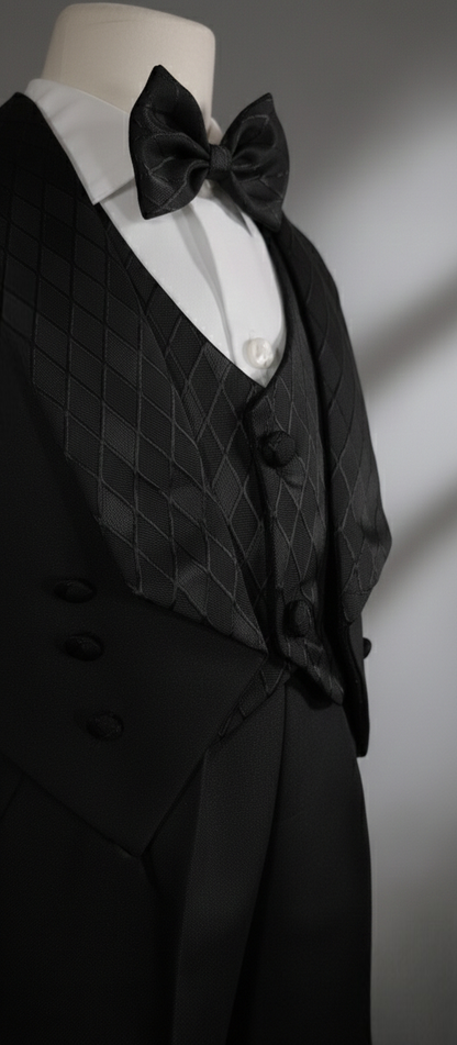 Conjunto Traje Formal Pingüino Rombo Niño Bebe