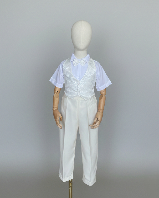 Conjunto Traje Formal Pingüino Rombo Niño Bebe
