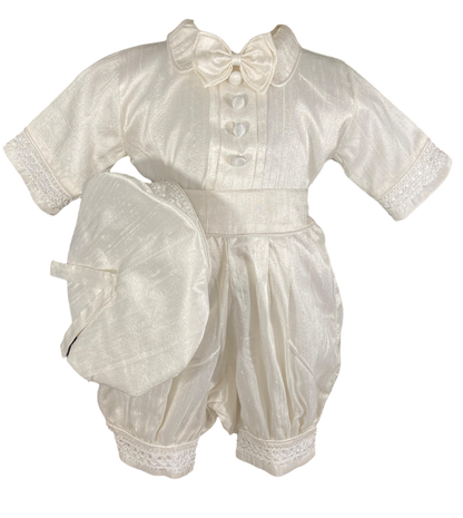 Ropon Bautizo + Kit de Bautizo Niño Bebe