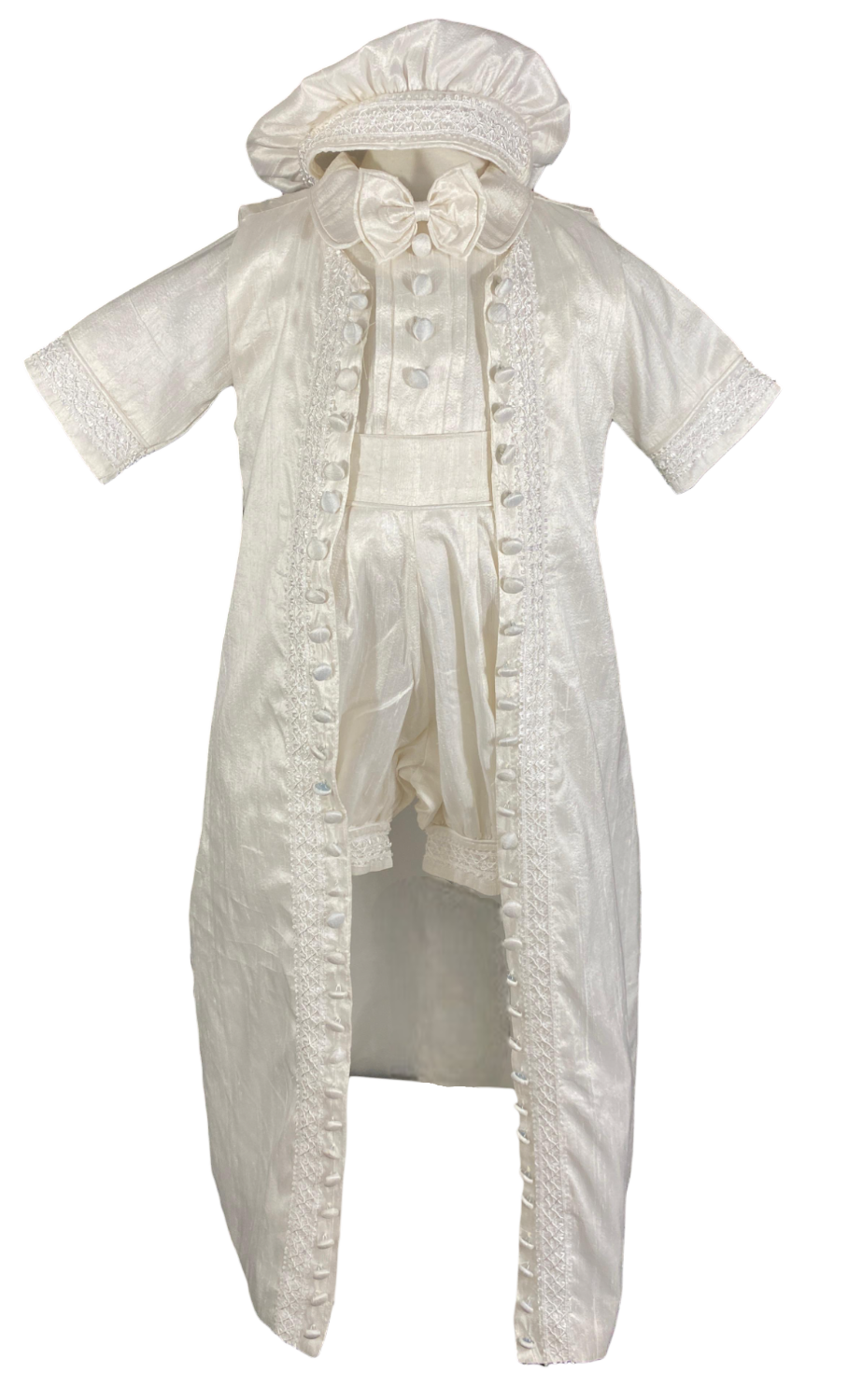 Ropon Bautizo + Kit de Bautizo Niño Bebe