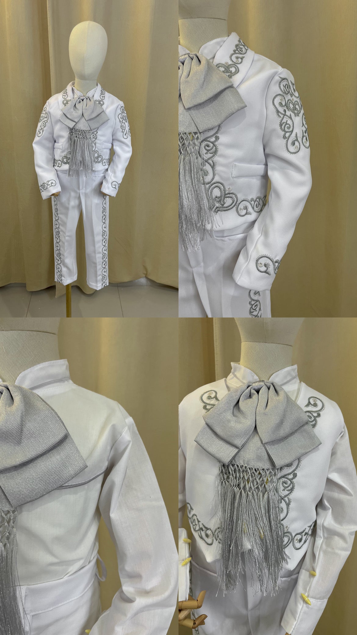 Traje Charro Mariachi Tafetan Niño bebe