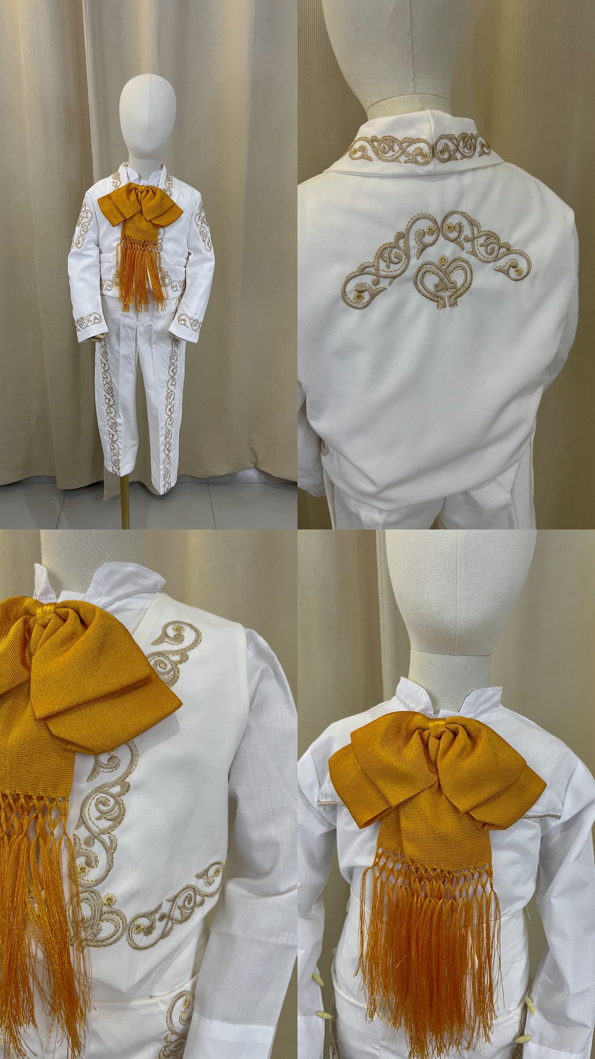 Traje Charro Mariachi Tafetan Niño bebe