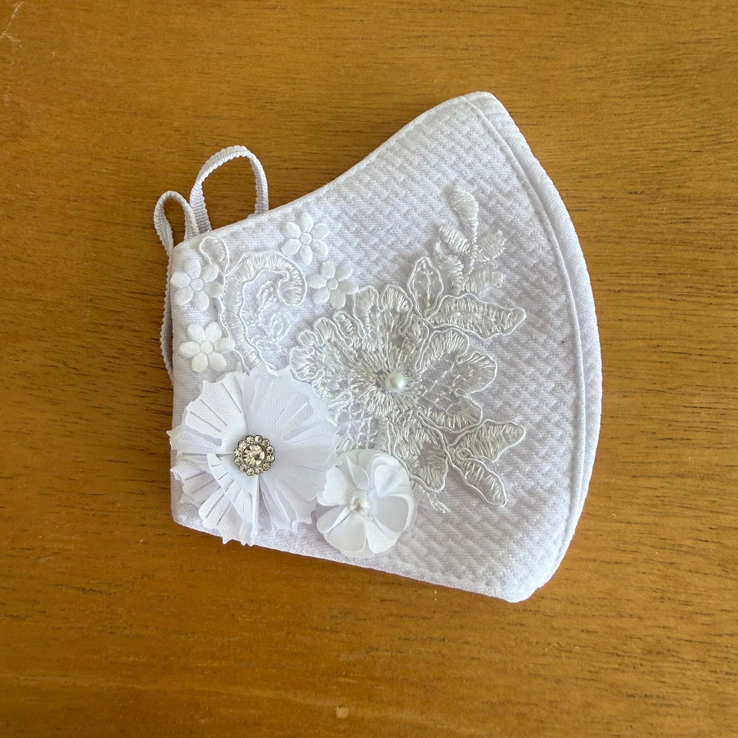 Cubrebocas Lavable Tergal con Adorno Niña