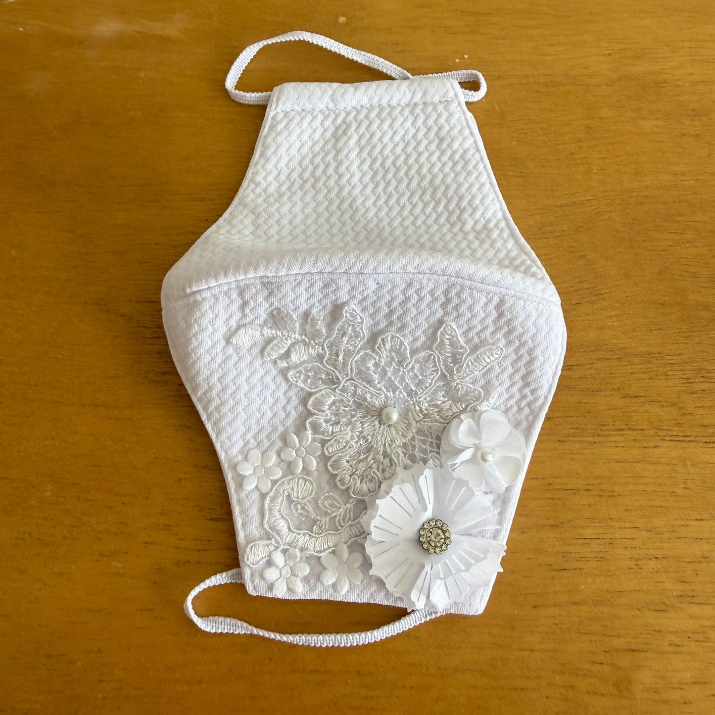 Cubrebocas Lavable Tergal con Adorno Niña