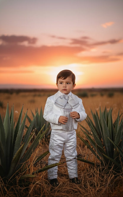 Traje Charro Mariachi Gamuza Niño Bebe