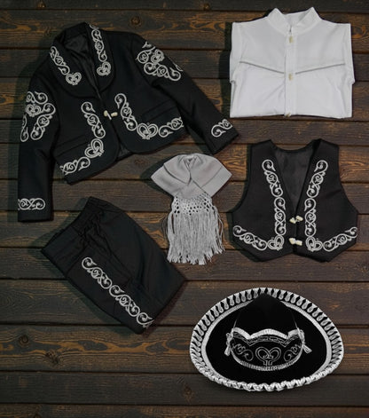 Traje Charro Mariachi Tafetan Niño bebe