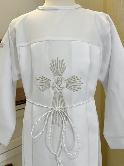 Túnica Comunion Confirmacion "Cruz Resplandor" unisex