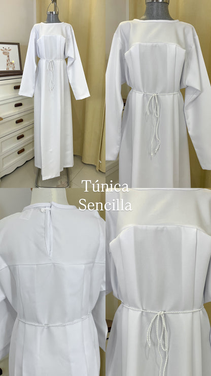 Túnica Comunion Confirmacion Lisa unisex