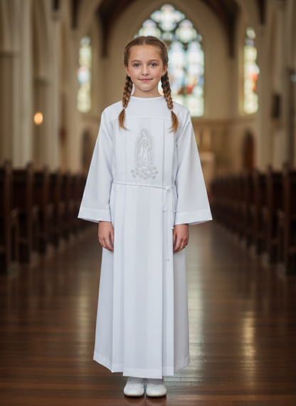 Tunica Comunion Confirmacion Virgen unisex