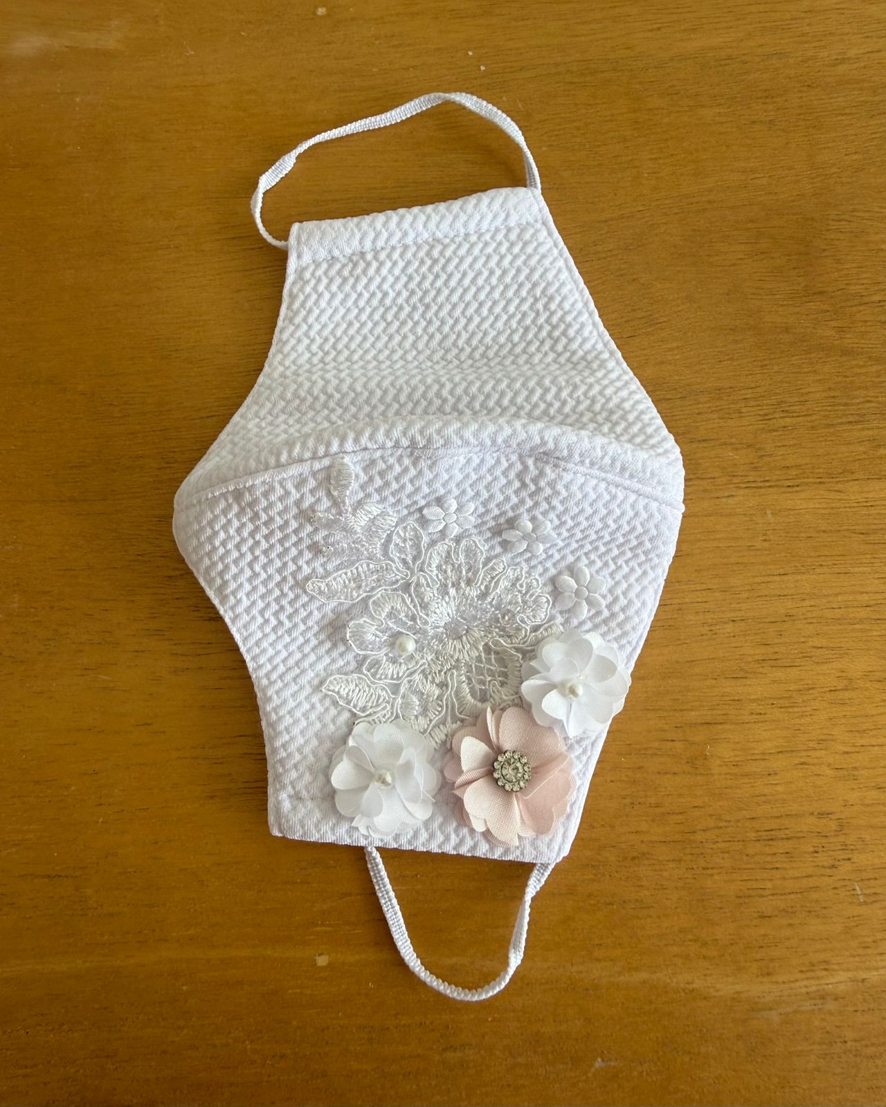 Cubrebocas Lavable Tergal con Adorno Niña