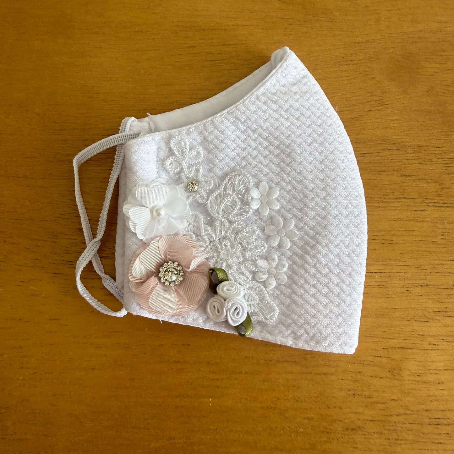 Cubrebocas Lavable Tergal con Adorno Niña