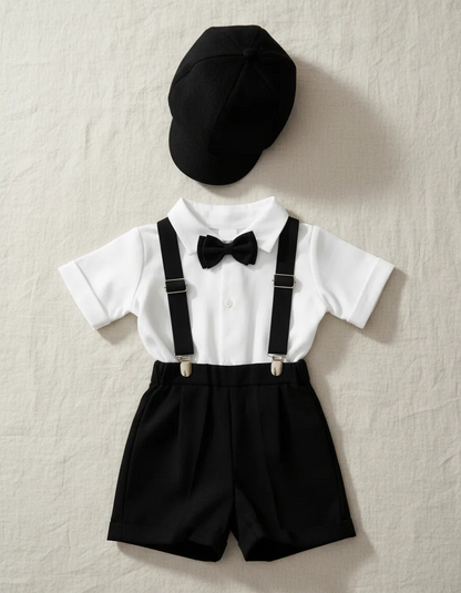 Conjunto Traje Tirantes Formal 117 Short Niño bebe