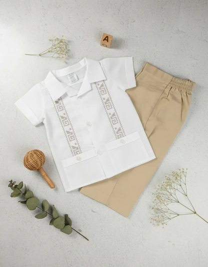 Conjunto Guayabera 115 Niño Bebe
