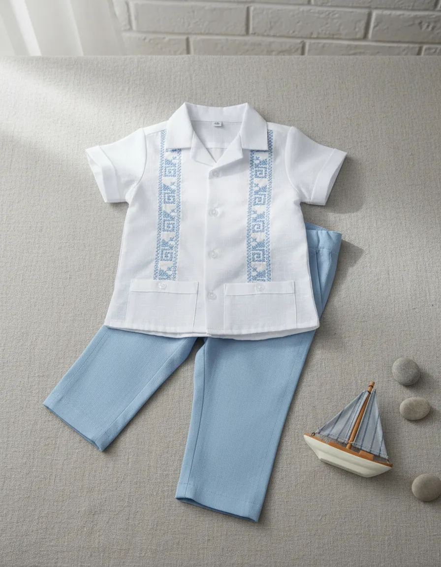 Conjunto Guayabera 115 Niño Bebe