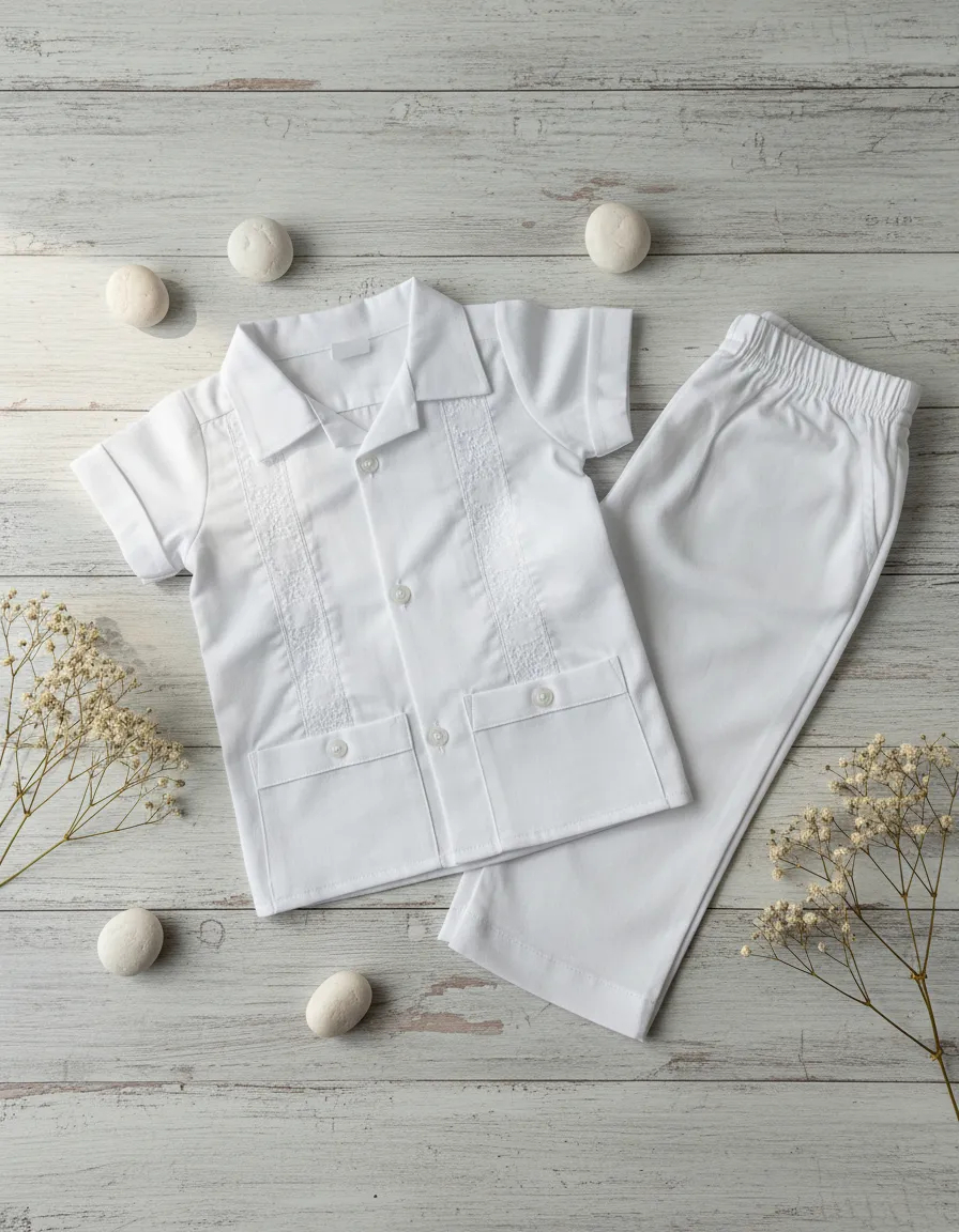 Conjunto Guayabera 115 Niño Bebe