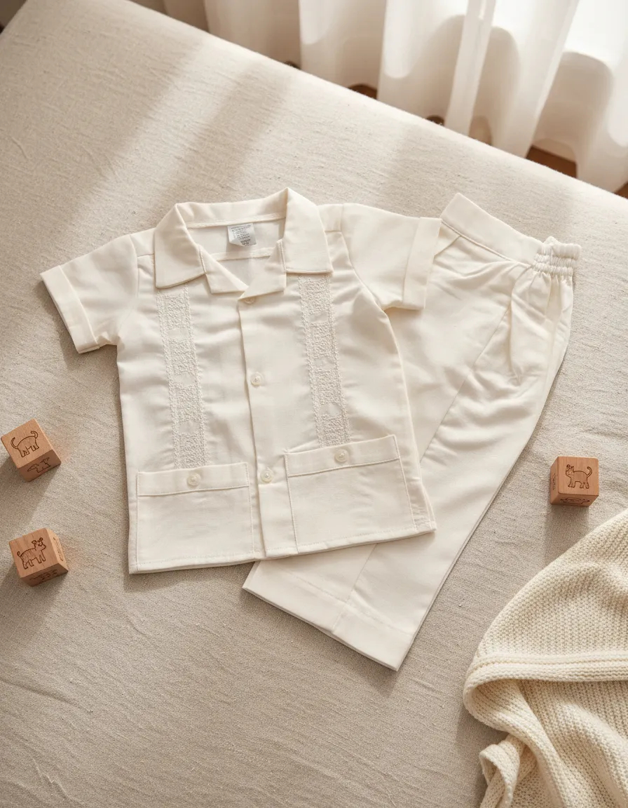 Conjunto Guayabera 115 Niño Bebe