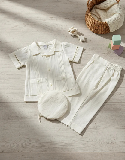 Conjunto Guayabera 53 sotach Niño Bebe