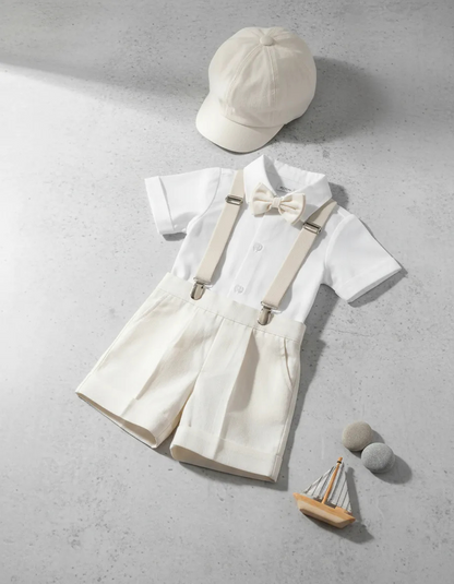 Conjunto Traje Tirantes Formal 117 Short Niño bebe