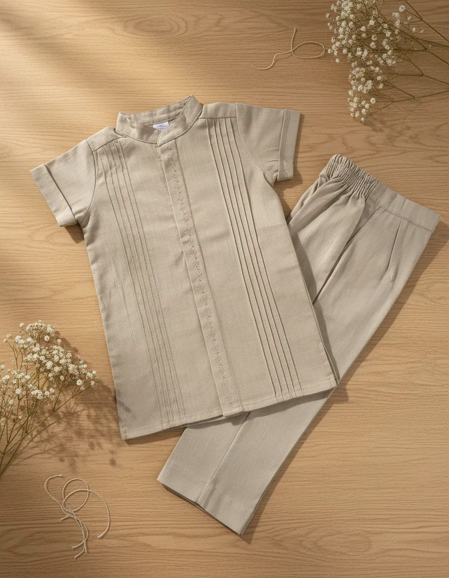 Conjunto Guayabera Bordado 131 Niño bebe