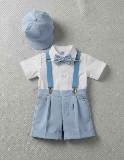 Conjunto Traje Tirantes Formal 117 Short Niño bebe