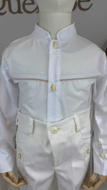 Traje Charro Mariachi Tafetan Caballo Niño Bebe