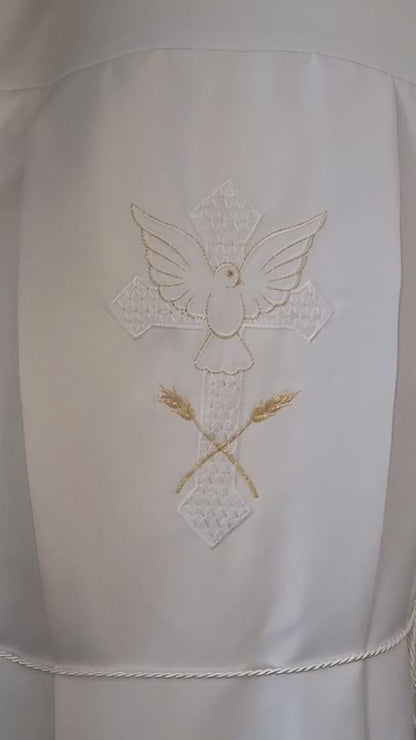 Túnica Comunion Confirmacion "Espíritu Santo" unisex