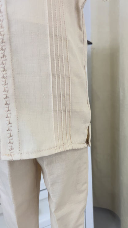Conjunto Guayabera Bordado 131 Niño bebe