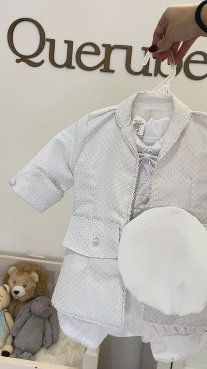 Ropón Bombacho 510 Principe Bautizo Niño Bebe