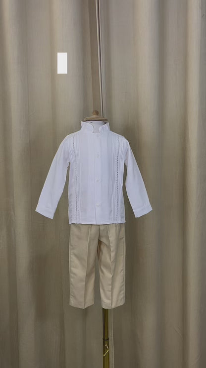 Conjunto Traje Formal con Chaleco y Tirantes 521 Niño bebe