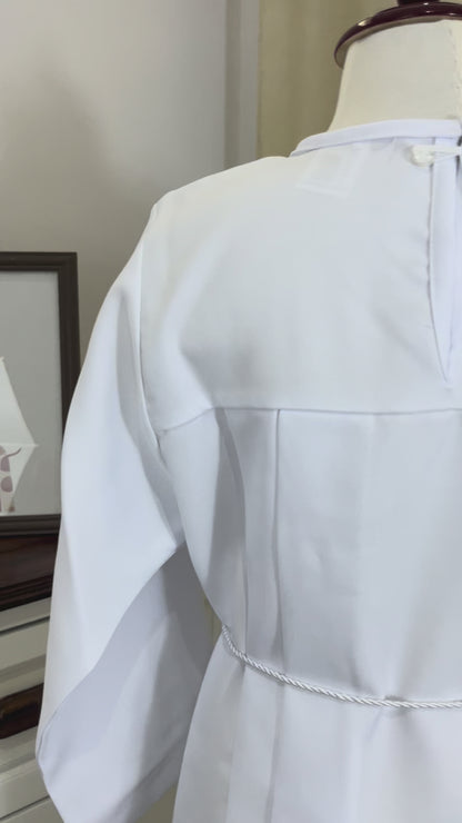 Túnica Comunion Confirmacion "Cruz Resplandor" unisex