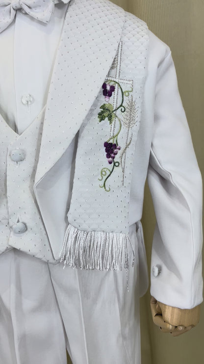 Conjunto Traje Formal con Estola 76 Niño Bebe