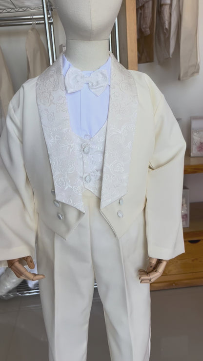 Conjunto Traje Formal Pingüino Rombo Niño Bebe